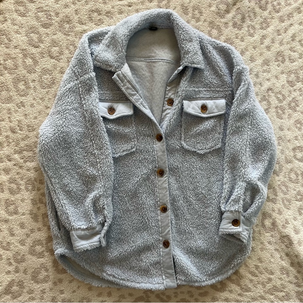 Button Up Shacket Wild Fable